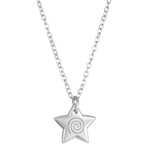 RETUOLWAG Vintage Star Pendell Halskette Für Frauen Männer Modelegierung/Wachs Seil Colarmbone Kette Ästhetische Schmuckzubehör Star Anhänger Halskette Männer von RETUOLWAG