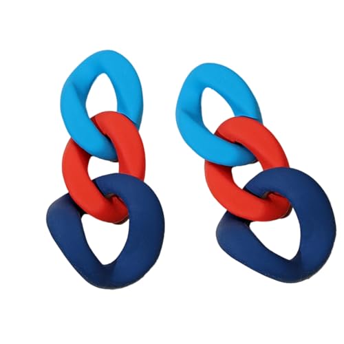 Stilvolle Bunte Acryl Drop Ohrringe Mode Schmuck Acryl Textur Perfekt Für Partys Und Alltagsoutfits Trendige Ohrringe Für Frauen von RETUOLWAG