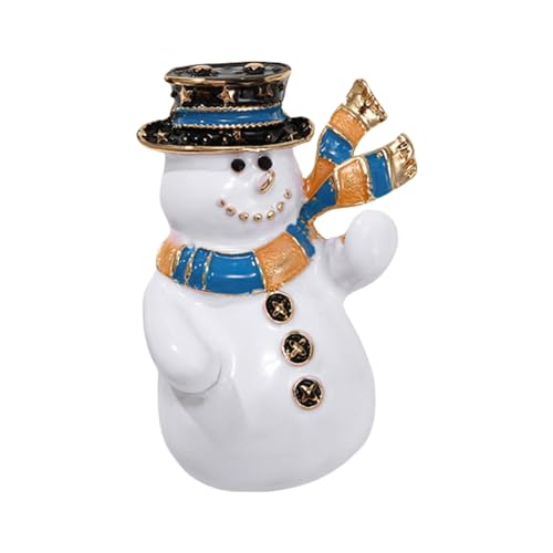 Stilvolle Weihnachtsbrosche Mit Strasssteinen Schöne Weihnachtsbaum Schneemann Brosche Für Frauen Strasssteine ​​Dekore Unisex Pin von RETUOLWAG