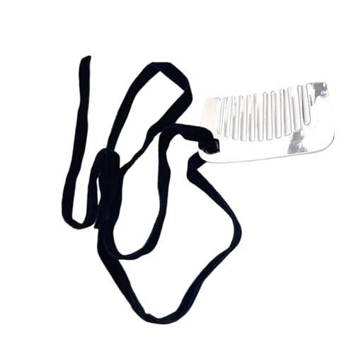 RETUOLWAG Tragbares Stilvolles Robuster Stahlkamm Anhänger Halskette Schmuckzubehör Zur Personalisierung Ihrer Frisur Mit Leichtigkeit Trendy Unisex Accessoire von RETUOLWAG