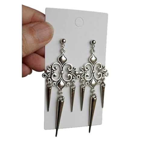 Vintage Gothic Ohrringe Baumeln Modische Viktorianische Punk Kegel Mit Spikes Goth Schmuckzubehör Für Frauen Spitz von RETUOLWAG