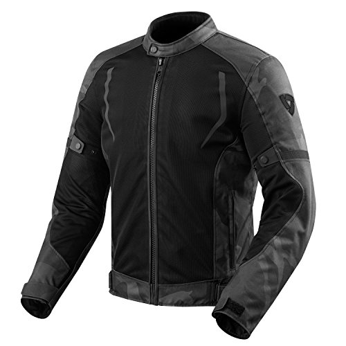 REV'IT! Motorradjacke mit Protektoren Motorrad Jacke Torque Textiljacke schwarz M, Herren, Tourer, Sommer von REV'IT!