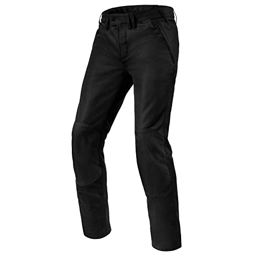 Revit Motorradhose Eclipse 2 Men Pants Herren Sommer Textilhose, Schwarz, 3XL KURZ von REV'IT!