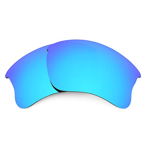REVANT Ersatzgläser Kompatibel mit Oakley Flak Jacket XLJ, Polarisiert, Eisblau MirrorShield von REVANT