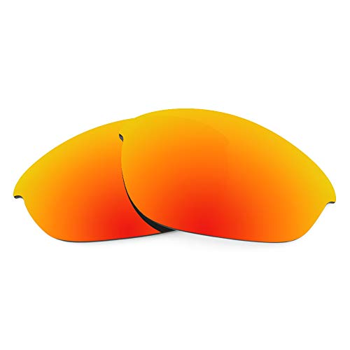 REVANT Ersatzgläser Kompatibel mit Oakley Half Jacket, Polarisiert, Feuerrot MirrorShield von REVANT