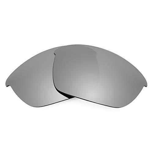 REVANT Ersatzgläser Kompatibel mit Oakley Half Jacket 2.0, Polarisiert, Titan MirrorShield von REVANT