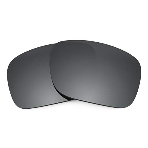 REVANT Ersatzgläser Kompatibel mit Oakley Holbrook, Polarisiert, Schwarz Chrome MirrorShield von REVANT