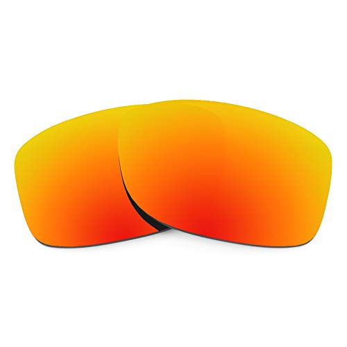 REVANT Ersatzgläser Kompatibel mit Oakley Jupiter Squared, Polarisiert, Feuerrot MirrorShield von REVANT