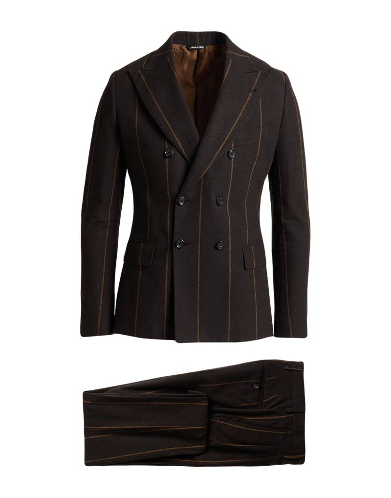 REVERSE Anzug Herren Dunkelbraun von REVERSE