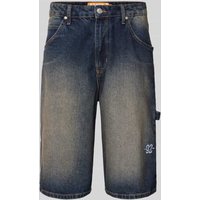 REVIEW Baggy Fit Jeansshorts im 5-Pocket-Design in Black, Größe XL von REVIEW