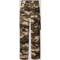 REVIEW Cargohose mit Gesäßtaschen in Oliv, Größe XXL von REVIEW