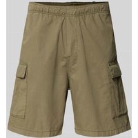 REVIEW Cargoshorts mit elastischem Bund in Oliv, Größe XXL von REVIEW