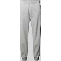 REVIEW Essentials Sweatpants in Hellgrau Melange, Größe XXL von REVIEW