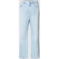 REVIEW Baggy Fit Jeans mit Brand-Detail in Hellblau, Größe 33 von REVIEW