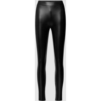 Review Basic Leggings aus Kunstleder in Black, Größe M von Review