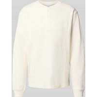 REVIEW Longsleeve mit Label-Stitching in Ecru, Größe M REVIEW Longsleeve mit Label-Stitching in Ecru, Größe M von REVIEW