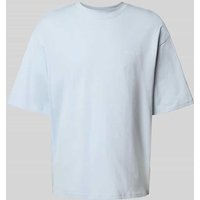 REVIEW Oversized T-Shirt mit Bio-Baumwoll-Anteil in Eisblau, Größe XXL von REVIEW
