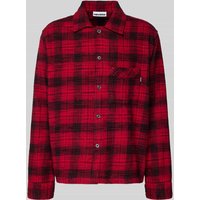 REVIEW Regular Fit Freizeithemd mit Kentkragen in Rot, Größe XXL von REVIEW