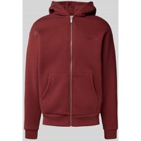 REVIEW Regular Fit Sweatjacke mit Logo-Applikation in Rostrot, Größe XXL REVIEW Regular Fit Sweatjacke mit Logo-Applikation in Rostrot, Größe XXL von REVIEW