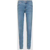 Review Skinny Fit Jeans mit Eingrifftaschen in Hellblau, Größe 25/28 von Review