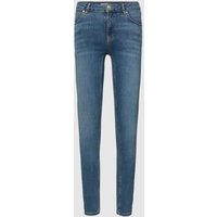 Review Skinny Fit Jeans mit Eingrifftaschen in Jeansblau, Größe 30/30 von Review