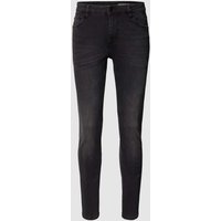 REVIEW Skinny Jeans mit REVIEW Patch in Black, Größe 30/30 von REVIEW