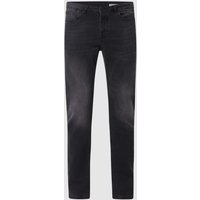 REVIEW Skinny Fit Jeans mit Stretch-Anteil in Black, Größe 33/30 von REVIEW