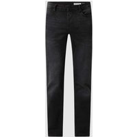 REVIEW Skinny Fit Jeans mit Stretch-Anteil in Black, Größe 28/30 von REVIEW