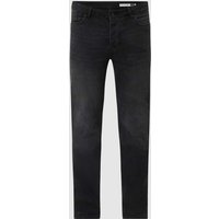 REVIEW Skinny Fit Jeans mit Stretch-Anteil in Black, Größe 28/32 von REVIEW