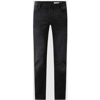 REVIEW Skinny Fit Jeans mit Stretch-Anteil in Black, Größe 29/32 von REVIEW