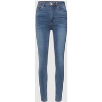Review Skinny Fit High Waist Jeans im 5-Pocket-Design in Blau, Größe 30/30 von Review