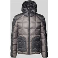 REVIEW Steppjacke mit Kapuze in Dunkelgrau, Größe XXL von REVIEW