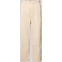 REVIEW Stoffhose mit Gesäßtaschen in Beige, Größe M von REVIEW