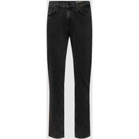 REVIEW Straight Fit Jeans im 5-Pocket-Design in Black, Größe 29/30 von REVIEW