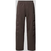 REVIEW Straight Leg Sweatpants mit elastischem Bund in Dunkelbraun, Größe M REVIEW Straight Leg Sweatpants mit elastischem Bund in Dunkelbraun, Größe M von REVIEW