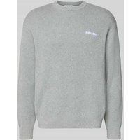 REVIEW Strickpullover mit Label-Stitching in Hellgrau Melange, Größe XXL REVIEW Strickpullover mit Label-Stitching in Hellgrau Melange, Größe XXL von REVIEW