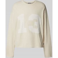 REVIEW Strickpullover mit überschnittenen Schultern in Ecru, Größe XXL von REVIEW