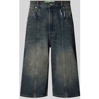 REVIEW Superbaggy Fit Jeans Shorts im 5-Pocket-Design - Jorts in Dunkelblau, Größe XXL von REVIEW