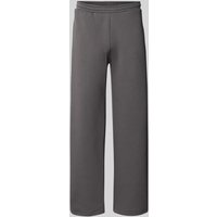 REVIEW Sweatpants mit elastischem Bund in Dunkelgrau, Größe L von REVIEW