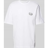 REVIEW T-Shirt mit Label-Detail in Weiss, Größe M von REVIEW