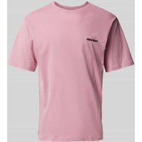 REVIEW T-Shirt mit Label-Print in Altrosa, Größe XL von REVIEW