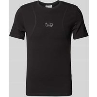 REVIEW T-Shirt mit Label-Print in Black, Größe M von REVIEW