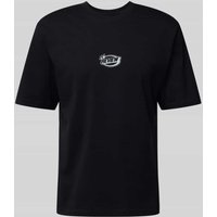 REVIEW T-Shirt mit Label-Print in Black, Größe XXL von REVIEW