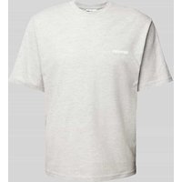REVIEW T-Shirt mit Label-Print in Hellgrau Melange, Größe M REVIEW T-Shirt mit Label-Print in Hellgrau Melange, Größe M von REVIEW