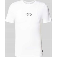 REVIEW T-Shirt mit Label-Print in Weiss, Größe M von REVIEW