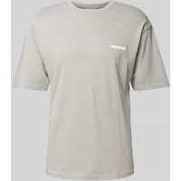 REVIEW T-Shirt mit Rundhalsausschnitt in Mittelgrau, Größe M von REVIEW