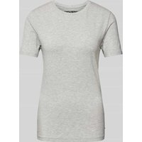 REVIEW T-Shirt mit Rundhalsausschnitt in Hellgrau Melange, Größe XXL von REVIEW