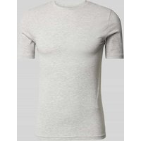 REVIEW T-Shirt mit Rundhalsausschnitt in Hellgrau Melange, Größe XXL von REVIEW