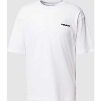 REVIEW T-Shirt mit Rundhalsausschnitt in Weiss, Größe M von REVIEW