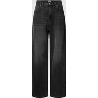 REVIEW Wide Leg Jeans im 5-Pocket-Design in Black, Größe 33 von REVIEW